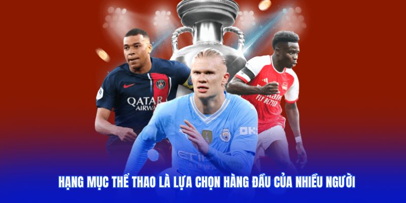Hạng mục thể thao là lựa chọn hàng đầu của nhiều người